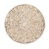 Storied Home Handwoven Side Table Whitewashed - 3 of 4