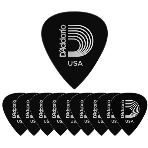 D'addario Duralin Precision Extra Heavy Guitar Picks 10 Pack : Target