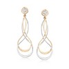 Ross-Simons Sterling Silver and 14kt Yellow Gold Earring Jackets - 4 of 4