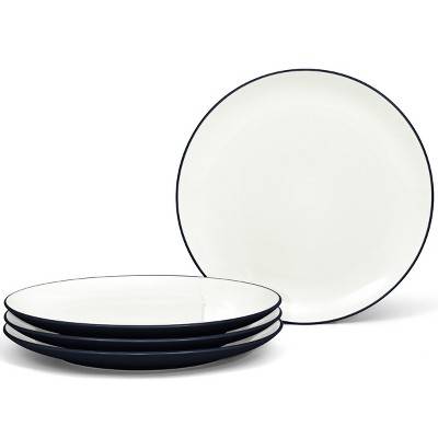 Noritake Colorwave Navy Set Of 4 Coupe Dinner Plates : Target