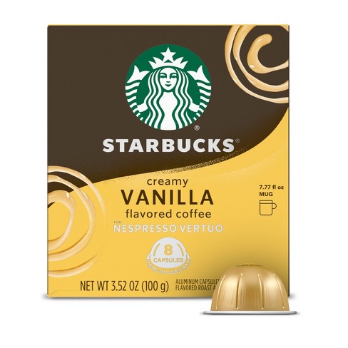 Starbucks By Nespresso Creamy Vanilla Capsules - 3.52oz/8ct : Target