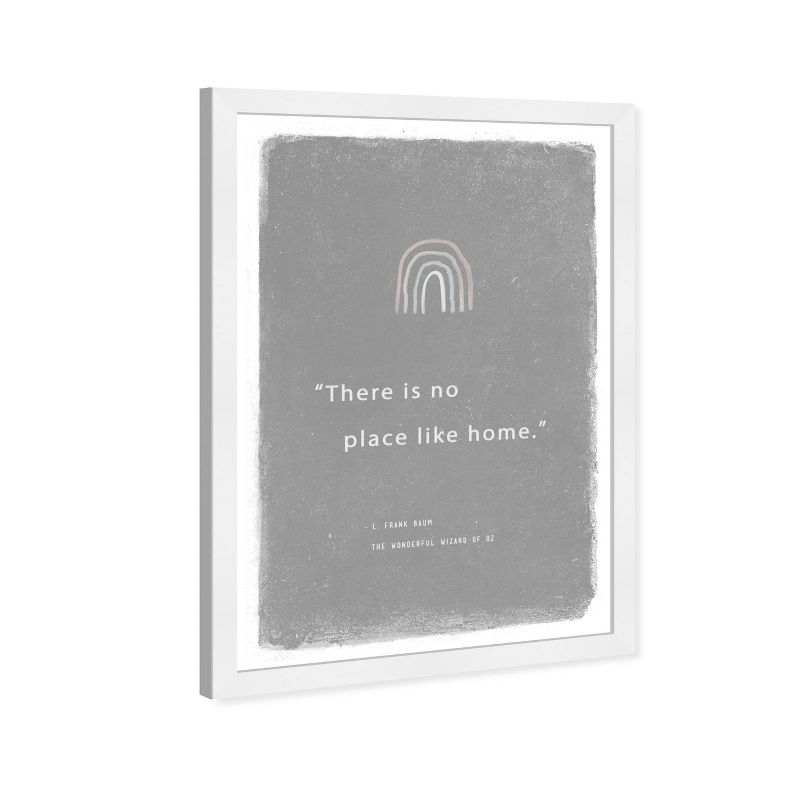 13&#34; x 19&#34; No Place Like Home Motivational Quotes Framed Wall Art Gray - Olivia&#39;s Easel, 4 of 6