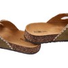 Roxoni Women's Fashion Cork Sole Double Buckle Indoor/Outdoor Sandal - 3 of 4