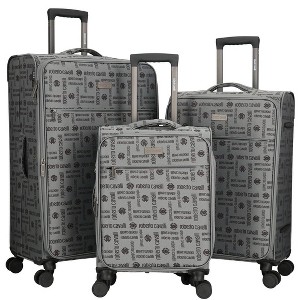 ROBERTO CAVALLI Luxury 3 Piece Luggage Set, Expandable Hard Shell Suitcases with 8 Spinner Wheels, TSA Lock Large Suitcase Set for Men and Woman - 1 of 4
