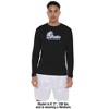 Drake University Adult Sport Long Sleeve Shirt Primary Logo, Athletic Heather - 3 of 4