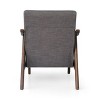 Modern Accent Armchair, Upholstered Modern Chairs With High Back, Mid-Century Comfy Lounge Arm Chair With Wood Frame & Soft Cushion For Bedroom - 3 of 4