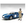 "Racing Legends" 60's Set of 2 Diecast Figures for 1/43 Scale Models by American Diorama - 3 of 4