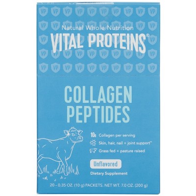 Vital Proteins Collagen Peptides Stick Pack Box - Unflavored 20 Pkts.