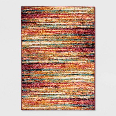20"x32" Splash Abstract Stripe Accent Kids' Rug - Home Dynamix
