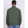 INSPIRE CHIC Men's Casual Stylish Lightweight Full Zip Up Bomber Jacket - 3 of 4