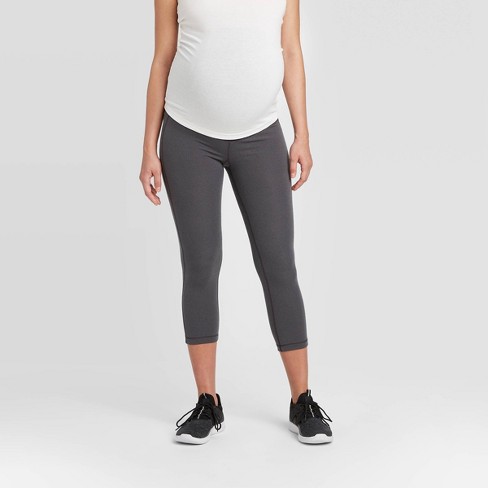 Over Belly Active Capri Maternity Pants - Isabel Maternity By Ingrid &  Isabel™ Gray Xl : Target