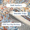 Washable Long Runner Rug, Oriental Vintage Floral Rug, Low Pile Non-Slip Soft Faux Wool Rug, Hallway, Bedroom, Kitchen, Laundry Room, Entryway - 3 of 4