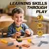 Skirfy Toy Chainsaw for Kids, Pretend Play Series Kids Tool Set, Outdoor Electronic Chainsaw Toy Set,Preschool Learning Toddler Tool Set,,Yellow - 4 of 4
