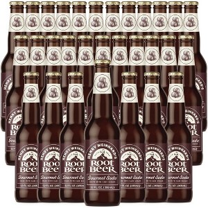 Henry Weinhard's Root Beer 30 Pack | 12oz Glass Bottles | Classic American Flavor | Premium Craft Soda - 1 of 1