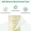 Unique Bargains Self Adhesive Wood Grain Design Durable Easy to Apply Repair Tape - 4 of 4