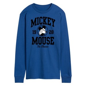 Men's - Disney - Classic Mickey Mouse Long Sleeve Graphic T-Shirt - 1 of 4