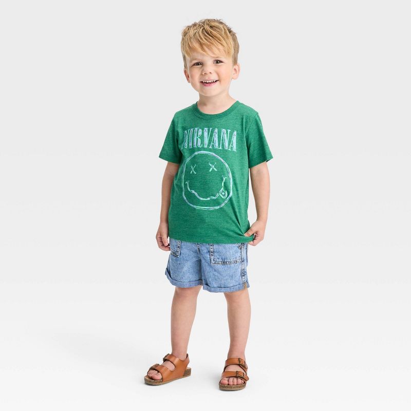 Toddler Boys&#39; Merch Traffic Short Sleeve T-Shirt - Green, 3 of 10
