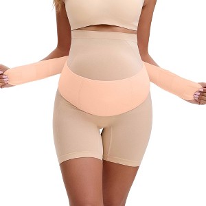 INSPIRE CHIC Women's Maternity Belly Bands-Soft and Breathable Pregnancy Belly Support Band, Adjustable Belt for Back - 1 of 4