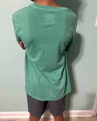 Boys' Short Sleeve Washed T-shirt - Cat & Jack™ Purple S : Target