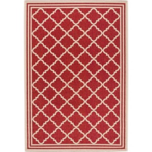 Linden LND121 Power Loomed Indoor/Outdoor Rugs - Safavieh - 1 of 4