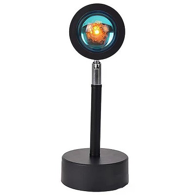 Colorful Rainbow Projection Lamp – Soothing Night Light & Mood Creator for Kids and Adults