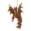 Design Toscano Cane and Abel the Dragon 2017 Holiday Ornament - 3 of 4