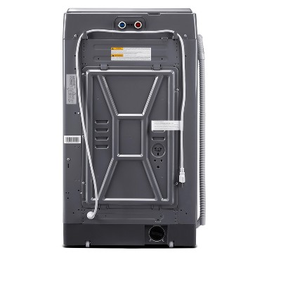 Gray Stainless Steel Top-Loading Electric Washer for RV