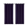 GoodGram 2 Pack Hotel Thermal Grommet 100% Blackout Window Curtain Panels - 2 of 3