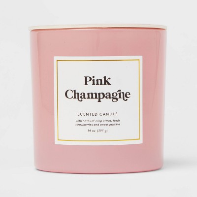 14oz Pink Champagne Candle - Opalhouse™