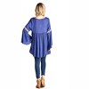 Women's Embroidered Bell Sleeve Tunic Top - Velzera - 2 of 4