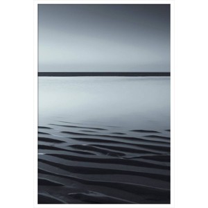 28"x41" Low Tide by Incado Wood Framed Wall Art Print White - Amanti Art: Giclee, Acrylic, Hardwood Frame, Vertical Landscape - 1 of 4