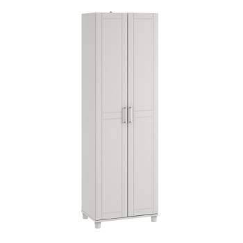 24" Welby Utility Storage Cabinet White - Room & Joy