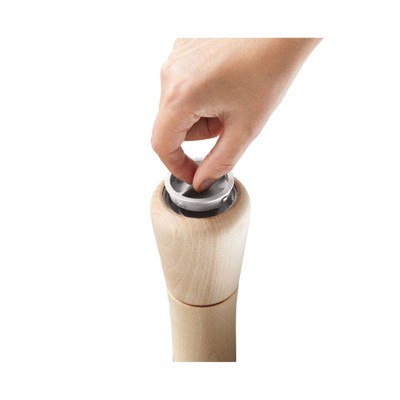 Joseph Joseph Milltop Beech Wood No-Spill Salt Mill: Kitchen Utensil Set, Natural Wood, Adult Kitchen Tools — фото 3
