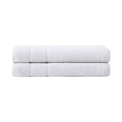 Tommy Bahama Island Retreat 2-Piece White Cotton Bath Towel Set