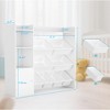 Kids Toy Storage Organizer with 8 Removable Toy Bins, Bookshelf & 2 Storage Cubbies – Playroom, Bedroom & Classroom Organization, White - 2 of 4