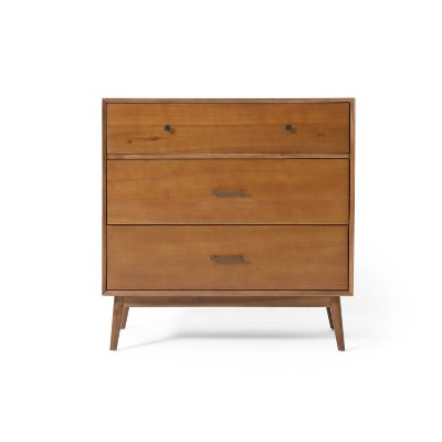 Christopher Knight Home Jim Rectangular Acacia Wood 3 Drawer Dresser
