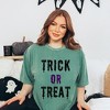 Simply Sage Market Women's Trick Or Treat Puff Print Short Sleeve Garment Dyed Tee - 2 of 4