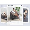 MAXYOYO Folding Sofa Bed, 2 in 1 Convertible Sofa to Lounger Comfy Single Bean Bag Chair for Adults - 4 of 4