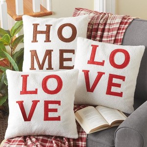The Lakeside Collection Throw Pillow - Decorative Farmhouse Sofa/Couch Living Room Decor - 1 of 4