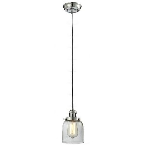 Innovations Lighting Bell 1 - Light Pendant in  Polished Nickel - 1 of 1