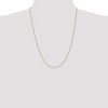 Black Bow Jewelry 0.8mm 14k Yellow Gold Spiga Pendant Chain Necklace - 2 of 4