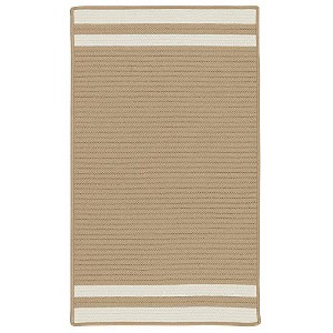 Colonial Mills Denali End Stripe Area Rug, 3x5, Ivory - 1 of 3