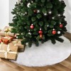 Presence 36 Inches White Faux Fur Tree Skirt - 4 of 4