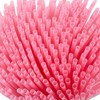 Juvale 300 Count Plastic Pink Disposable Drinking Straws for Baby Showers, Birthdays, Extra Long Size (10 In) - 4 of 4