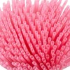 Juvale 300 Count Plastic Pink Disposable Drinking Straws for Baby Showers, Birthdays, Extra Long Size (10 In) - image 4 of 4