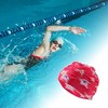 Unique Bargains Elasticity Large Stars Pattern Swim Cap 5.91"x9.25" 1 Pc - 2 of 4