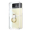 SAHARA - Venture Series Hard Shell with Ring Case for Samsung Galaxy Z Flip4 - Clear - 3 of 4