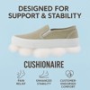CUSHIONAIRE Fulton Womens Slip On Sneakers, Lightweight Comfortable Casual Sneakers for Women with Memory Foam - 3 of 4
