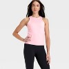 Women's High Neck Racerback Tank Top - All In Motion™ - 3 of 4
