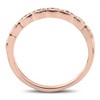 Pompeii3 1/5 cttw Diamond Stackable Womens Wedding Ring 14k Rose Gold - 3 of 4